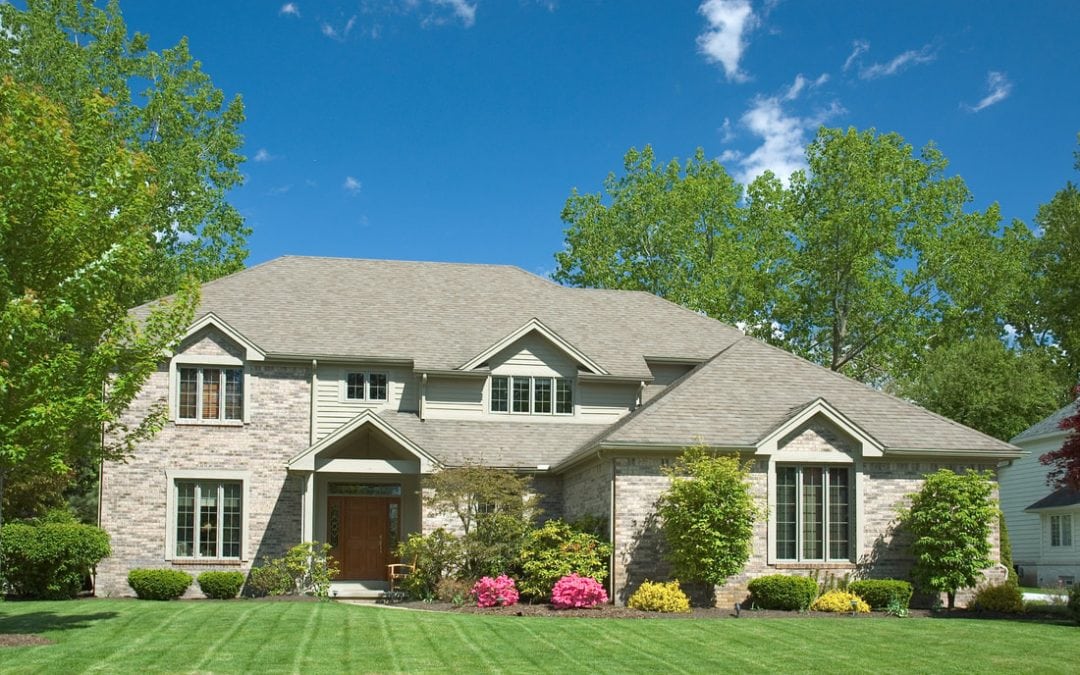 beautiful house with nice lawn