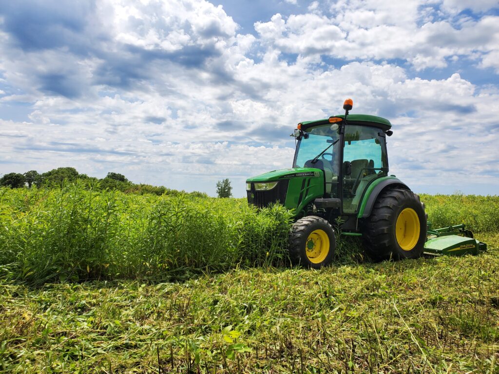 Bush Hogging Services in South Metro, MN Green and Black