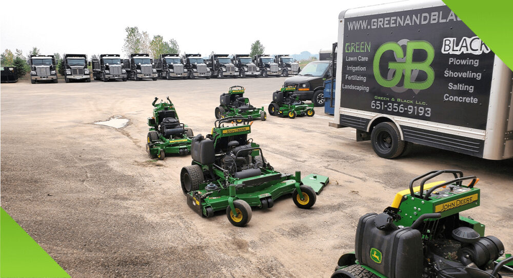 StandOn Mower vs. ZeroTurn Mower Green and Black