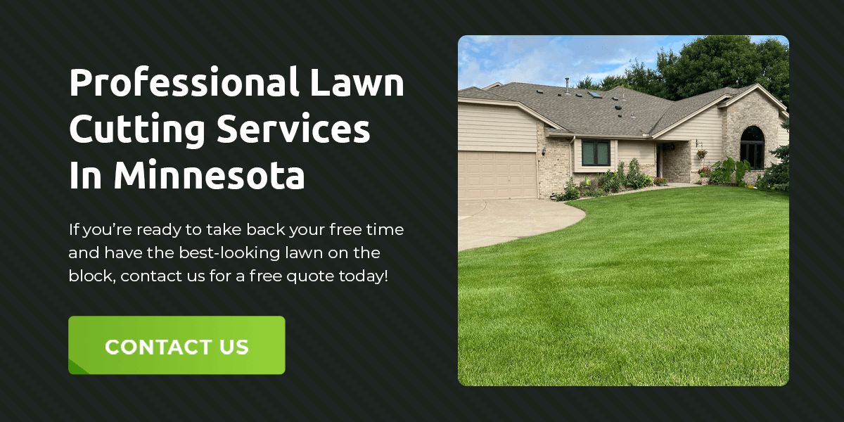 Professional lawn cutting services in Minnesota